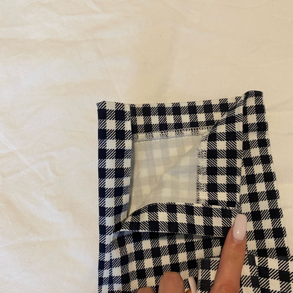 Mango Gingham Pants - image 6